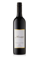 Wine bottle with 'Mazza Touriga Nacional 2020' on the label  background